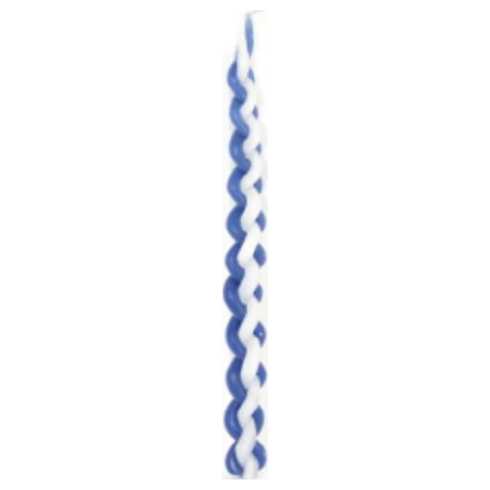 Blue And White Havdalah Candle From Ner Zion