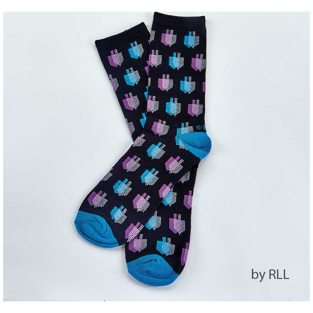 Chanukah Adult Crew Socks -Perfect For Hanukkah