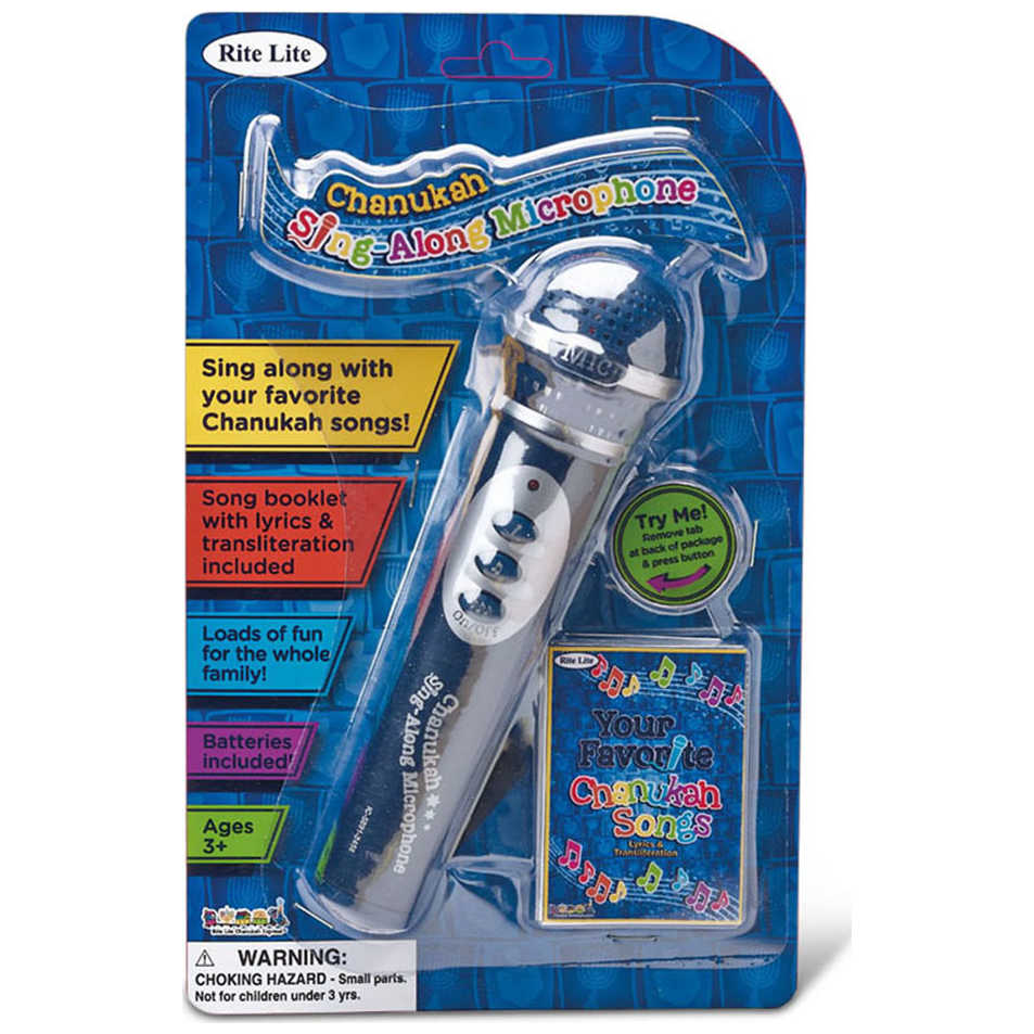 Chanukah Sing-Along Microphone -Perfect For Hanukkah
