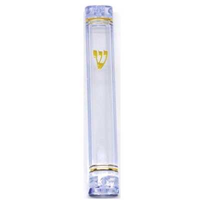 Clear Lucite Mezuzah Case