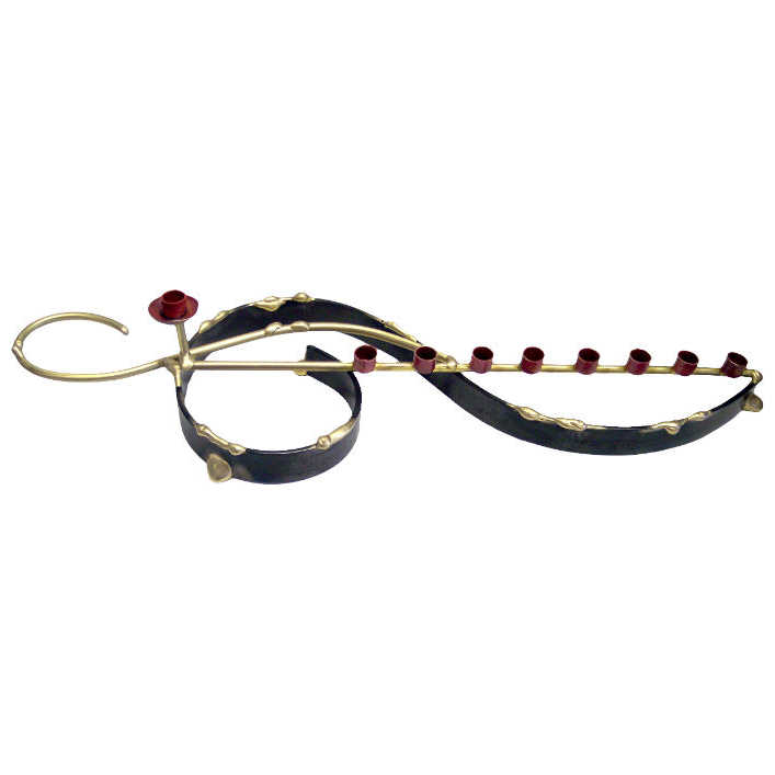Clef Note Menorah -Perfect For Hanukkah