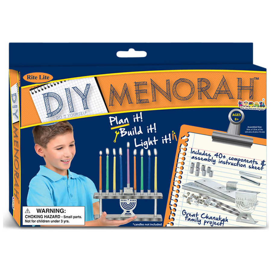 D.i.y. Metal Menorah Kit -Perfect For Hanukkah