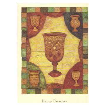 Elijah's Cup, Plus Four - Box Of 10 Cards -Perfect For Passover