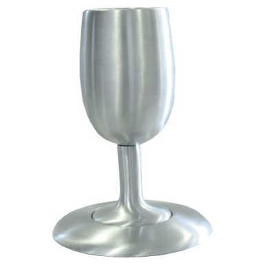 Silver Fitted Anodized Kiddush Cup By Yair Emanuel