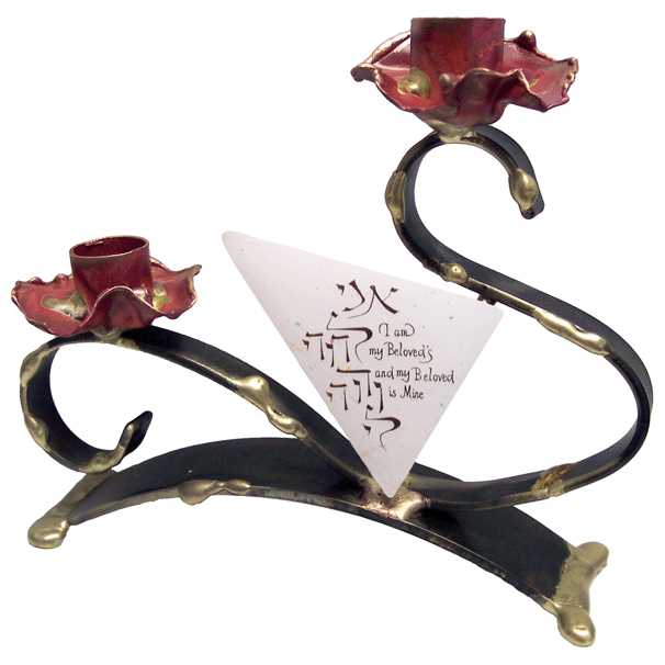 Flowering Wedding Candlestick