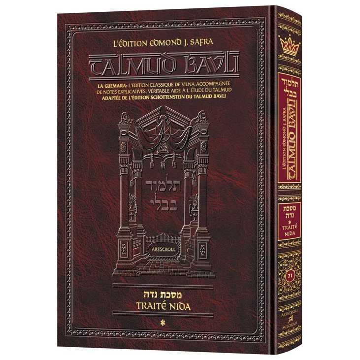 French Talmud [Safra Ed.]  Niddah Volume 1