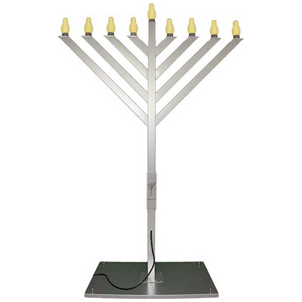 Giant Electric Display Menorah - 9 Feet -Perfect For Hanukkah
