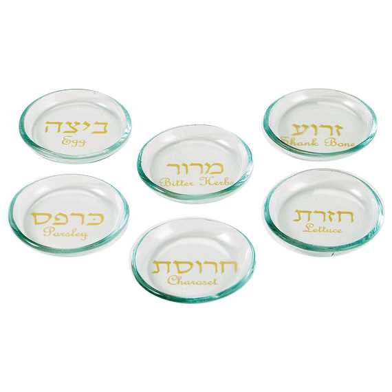 Glass Seder Plate Liners -Perfect For Passover
