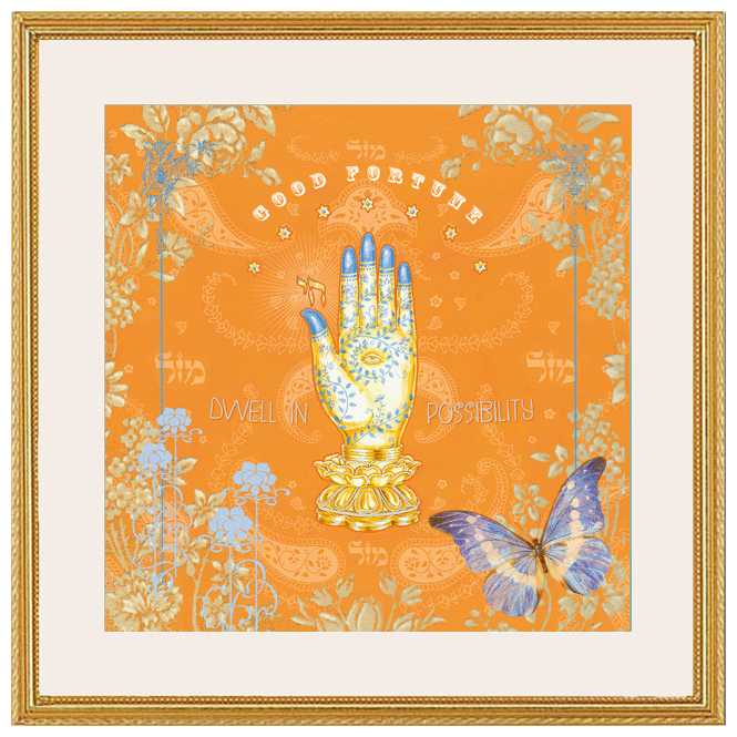 Hamsa Framed Art Print