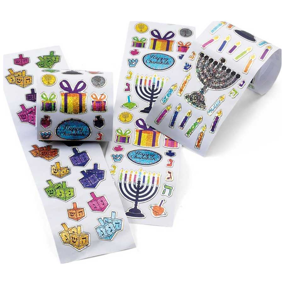 Happy Chanukah Stickers In A Box -Perfect For Hanukkah