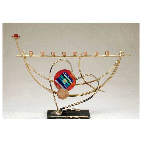 Heart Menorah -Perfect For Hanukkah