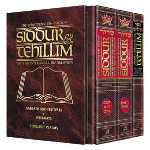 Siddur & Tehillim - Interlinear Translation 3 Vol Slipcased Set