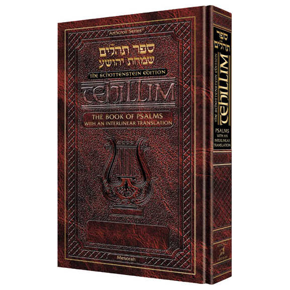 Interlinear Tehillim /psalms Full Size The Schottenstein Edition - Hardcover