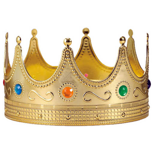 Large Jeweled Purim Crown -Perfect For Purim