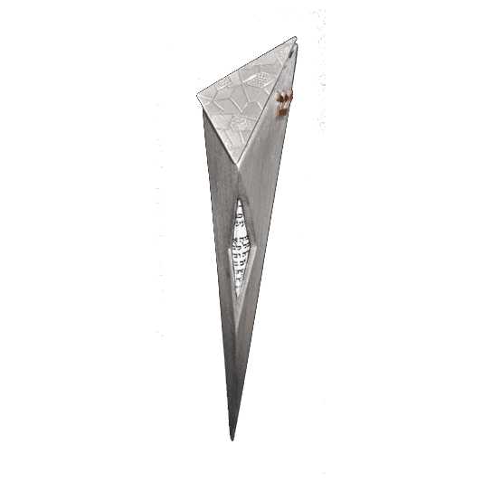 Modern Gray Patchwork Mezuzah Case