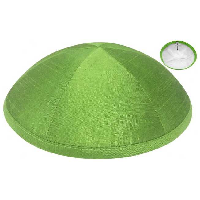 Personalized Raw Silk Kippahs