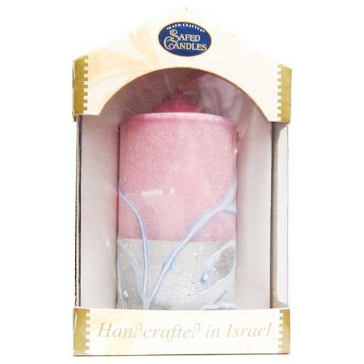 Pink Pillar Candle - 2 X 4 By Safed Candles