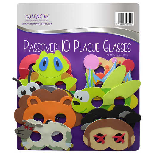 10 Plagues Foam Glasses -Perfect For Passover