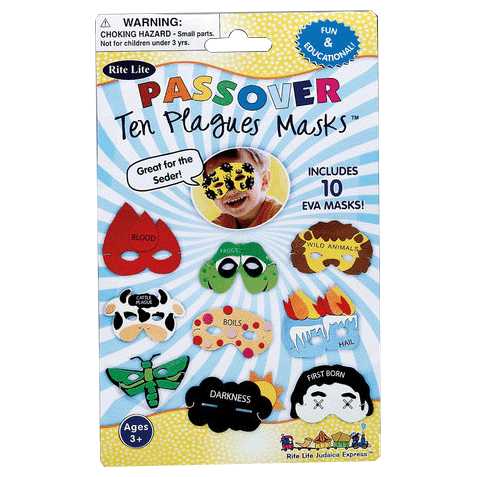 10 Plagues Masks Set -Perfect For Passover