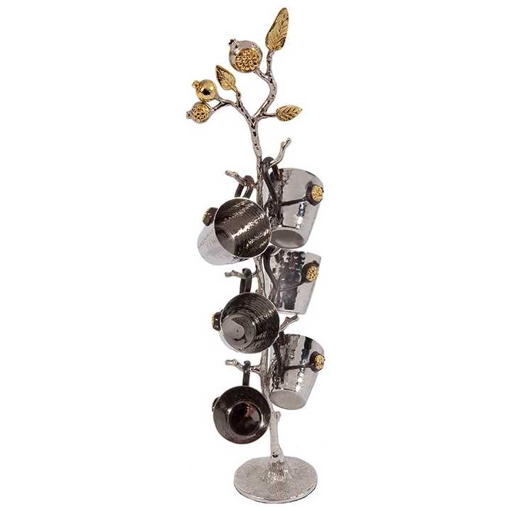 Pomegranate Tree Of Kiddush Serving Cups