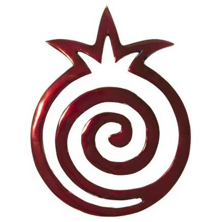Red Pomegranate Trivet