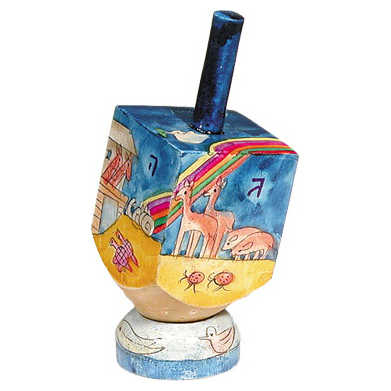Small Noah's Ark Dreidel -Perfect For Hanukkah