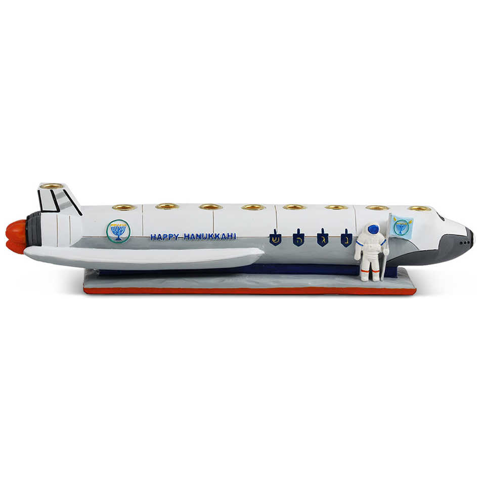 Spaceship Menorah -Perfect For Hanukkah