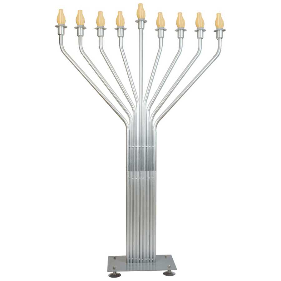 The Giant Infinity Display Menorah -Perfect For Hanukkah